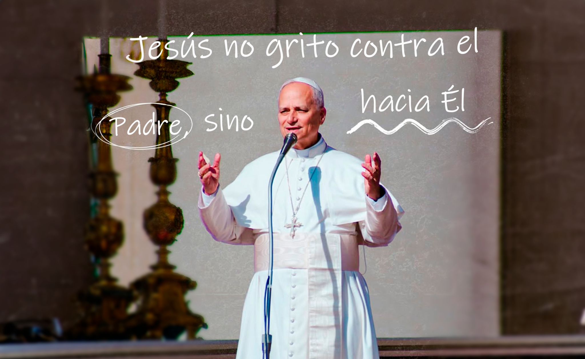 Entre la lluvia y los fieles, León XIV recuerda que Dios habita en el clamor humano